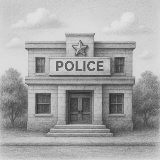 警察署の外